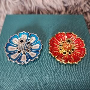 Floral Enamel Incense Stick Holder. Choose one
